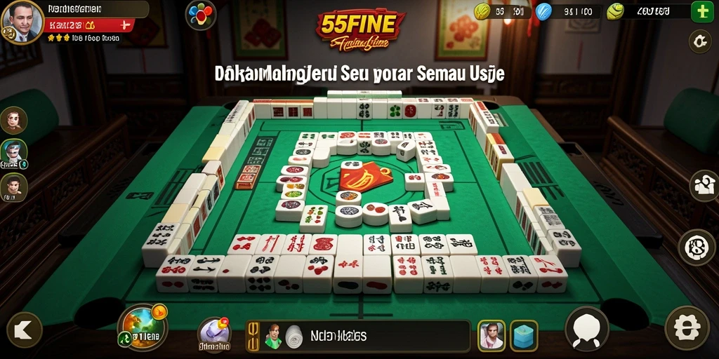 Screenshot utama menunjukkan gameplay seru dari 55FIVE.