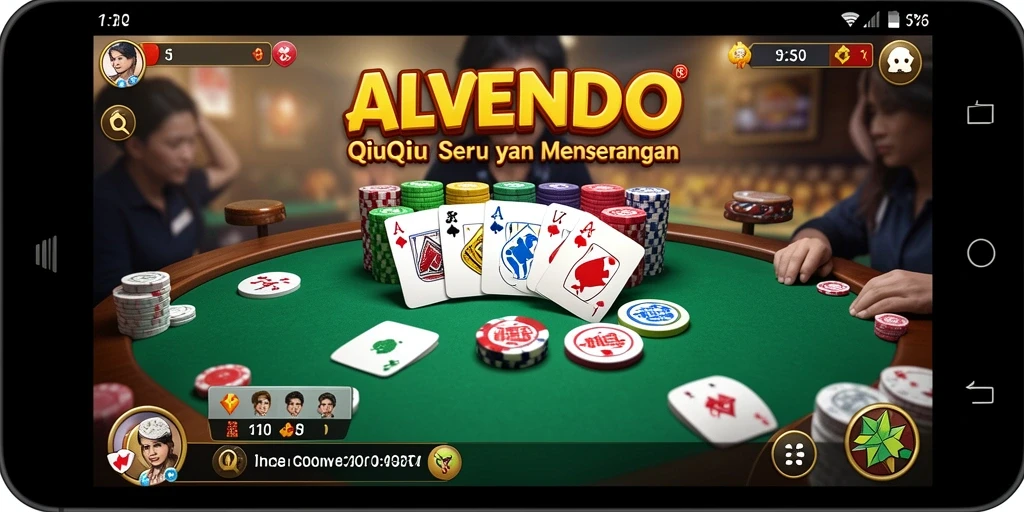 Tampilan gameplay seru QiuQiu di ALVENDO.