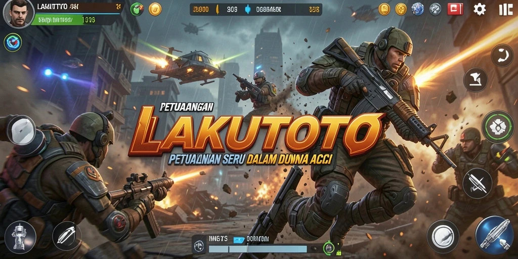 Tampilan gameplay seru dan menegangkan di LAKUTOTO.