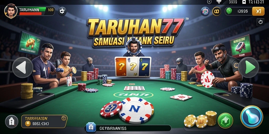 Gameplay TARUHAN77 yang seru dan penuh aksi dalam taruhan.