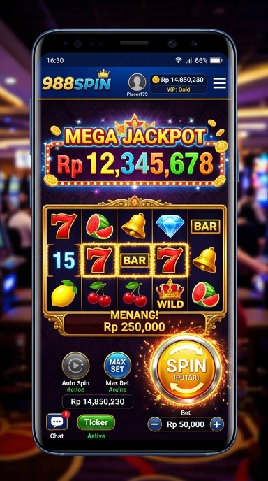 Pengguna menikmati kemudahan navigasi di 988spin.